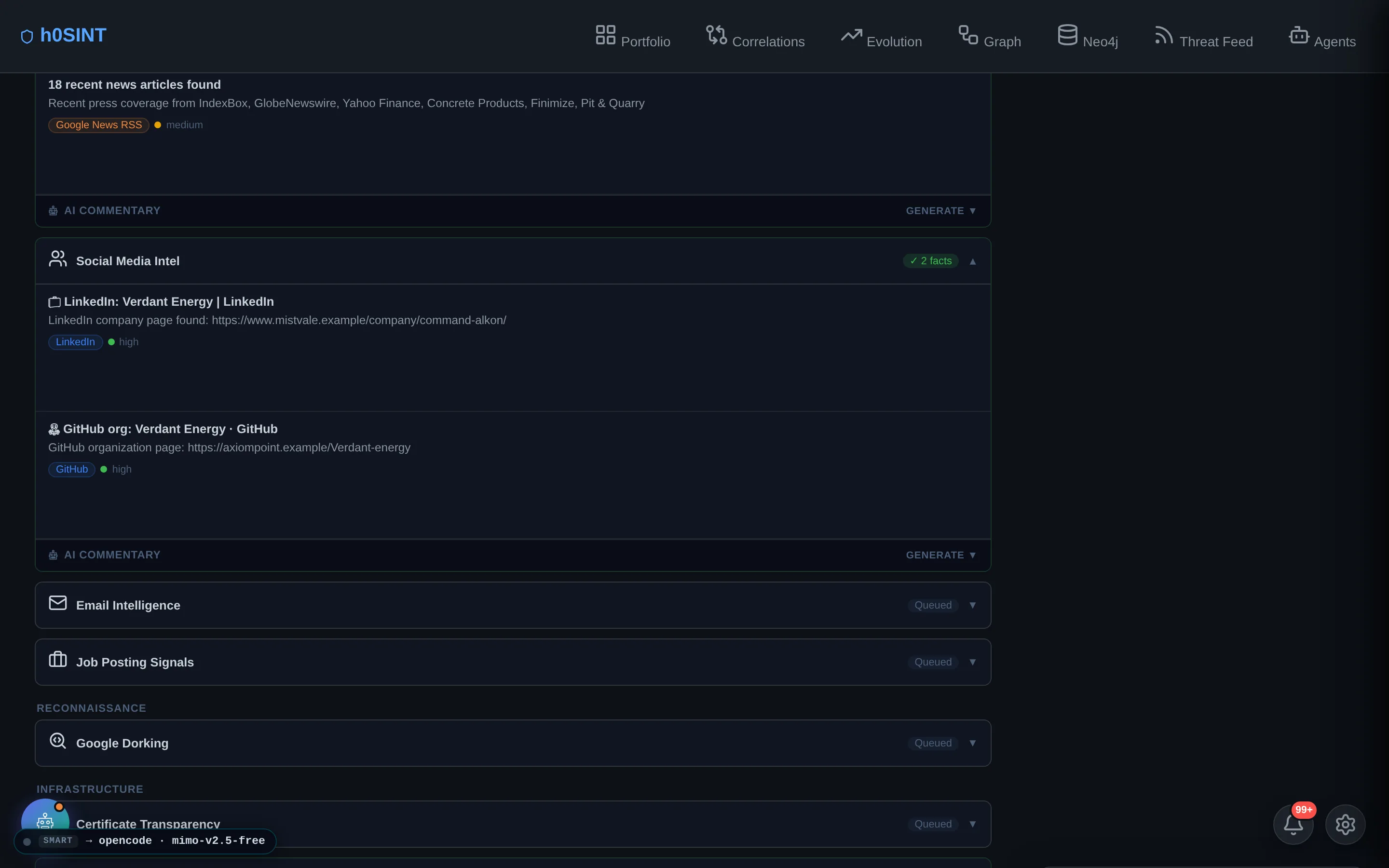 Deeper OSINT — breach-exposure signals and pivots.